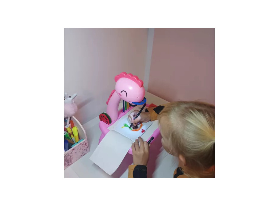 Projektor na kreslení - růžový