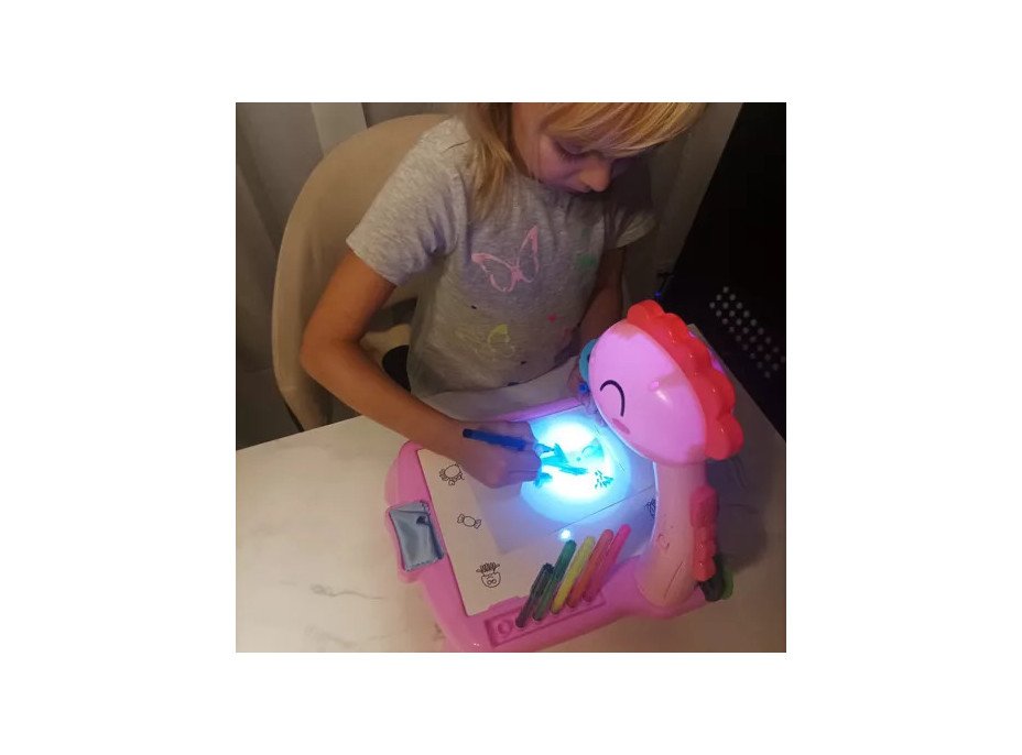 Projektor na kreslení - růžový