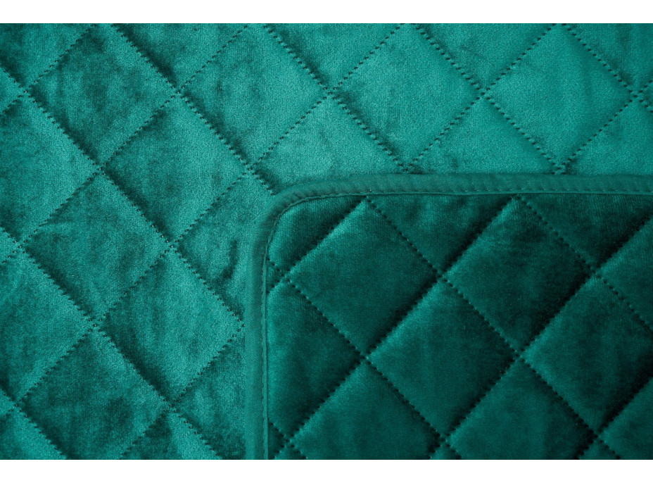 Deka přehoz PIERRE 200x220 cm - smaragdově zelená