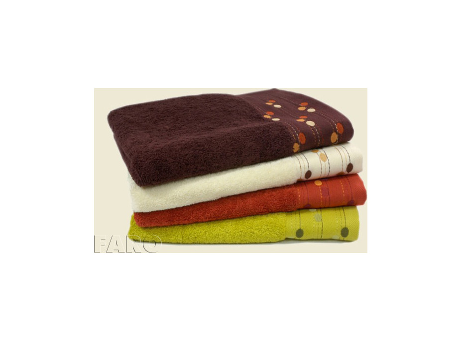 Bavlněný ručník MONTANA - 50x90 cm - 500g/m2 - hnědý