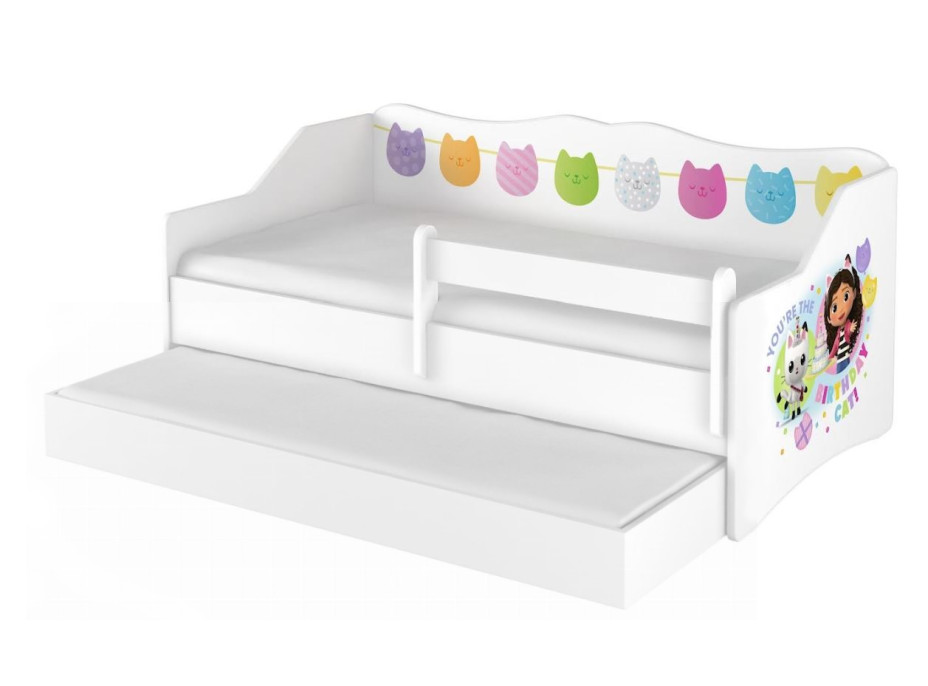 Dětská postel s přistýlkou LULLU 160x80 cm - Gabi - Narozeniny