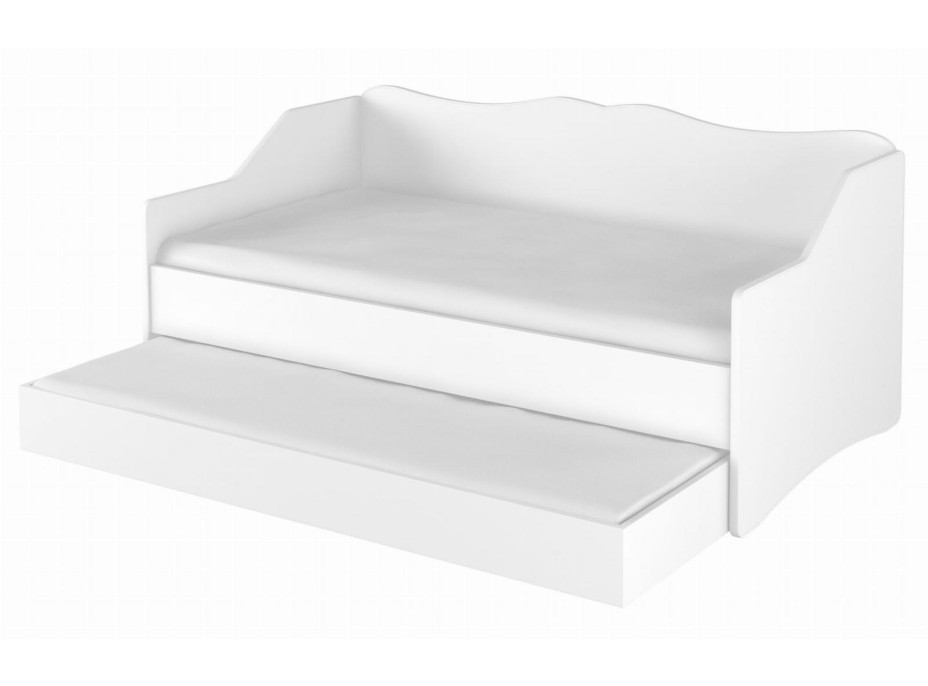 Dětská postel s přistýlkou LULLU 160x80 cm - Mimoni - Srdce