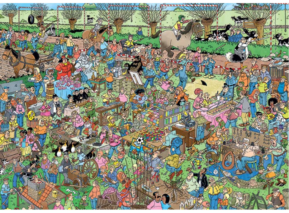 JUMBO Puzzle JvH Holandský řemeslný trh 1000 dílků