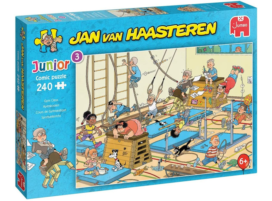 JUMBO Puzzle JvH Junior 3: Tělocvična 240 dílků