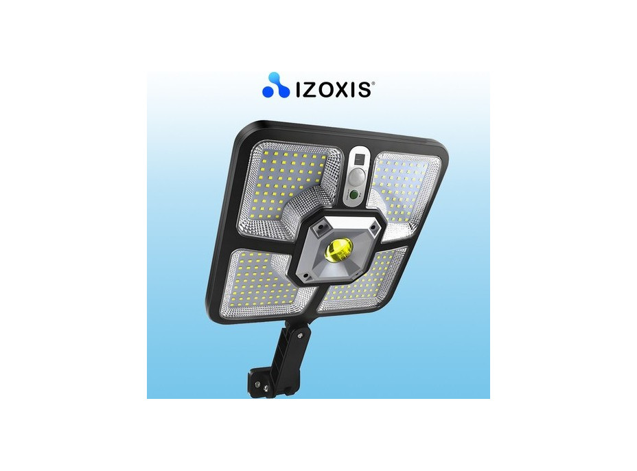 Solární venkovní lampa 220 LED s PIR čidlem pohybu/soumraku