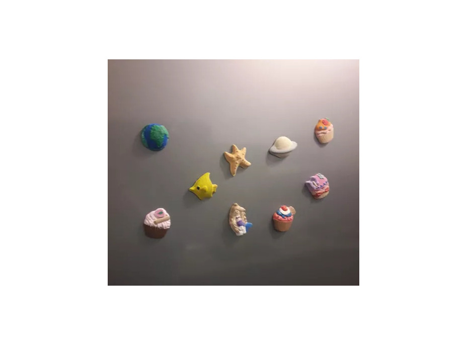 Sada na výrobu magnetů - cupcakes