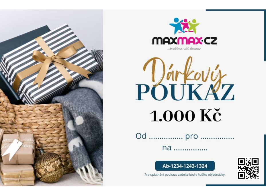 Dárkový poukaz v hodnotě 1 000 Kč