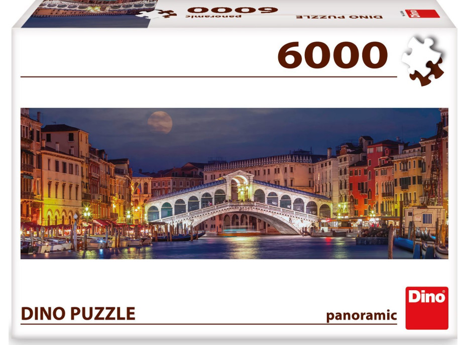 DINO Panoramatické puzzle Most Rialto 6000 dílků