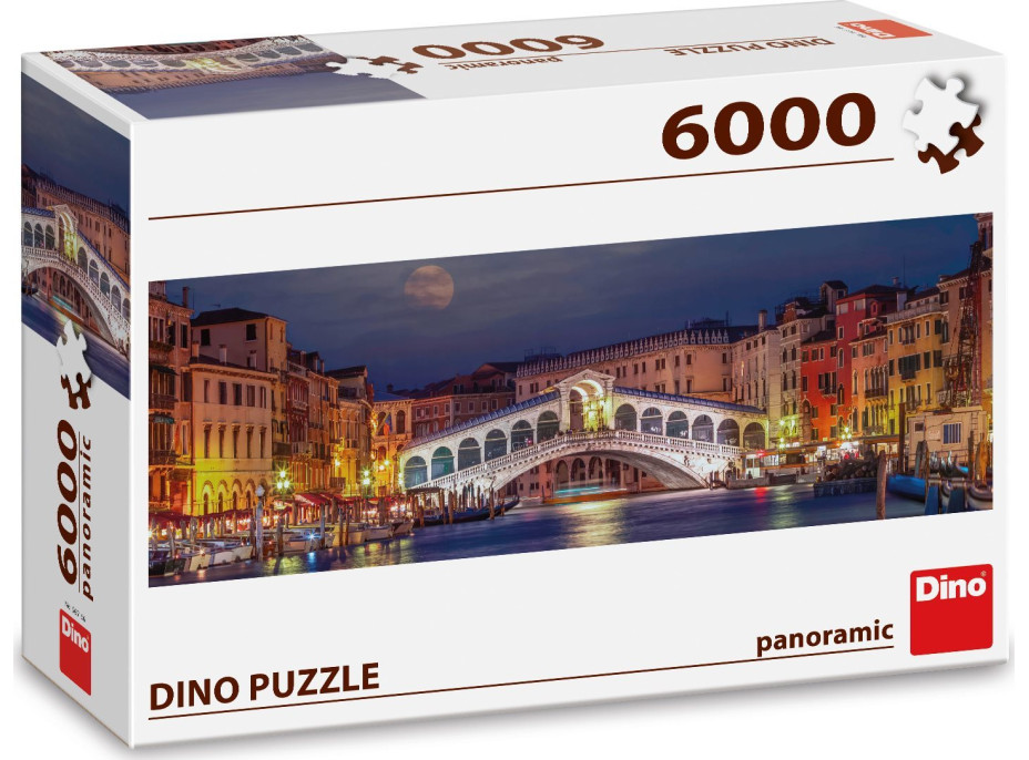 DINO Panoramatické puzzle Most Rialto 6000 dílků