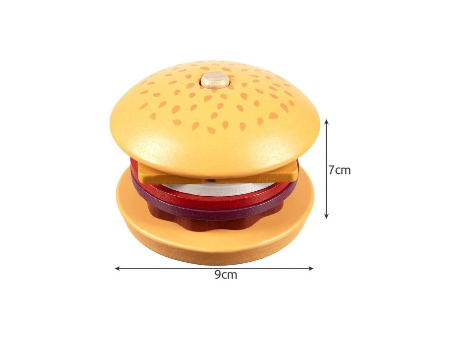 Dřevěný burger