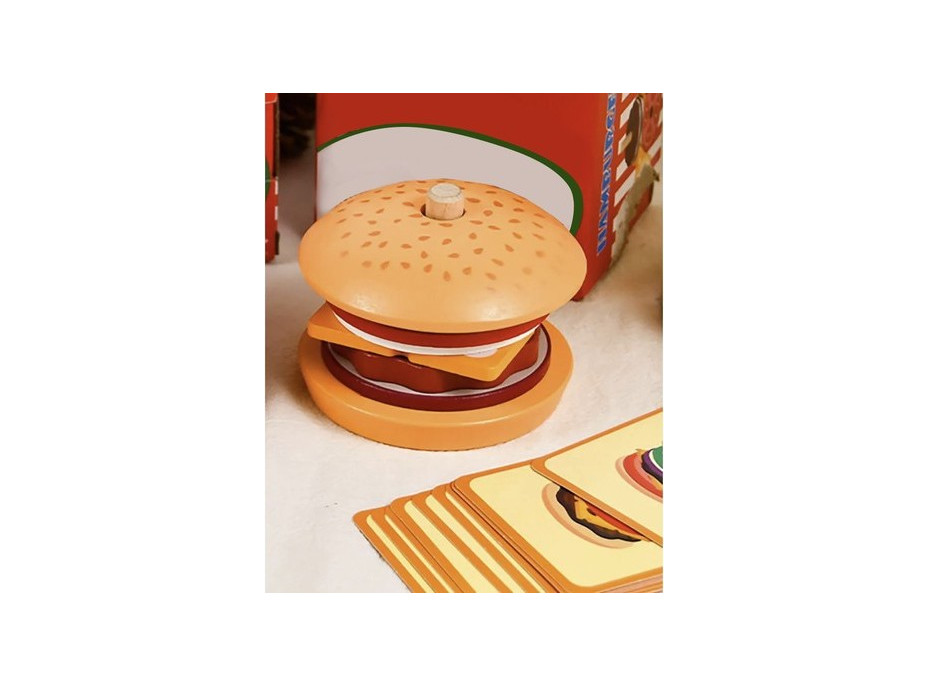 Dřevěný burger