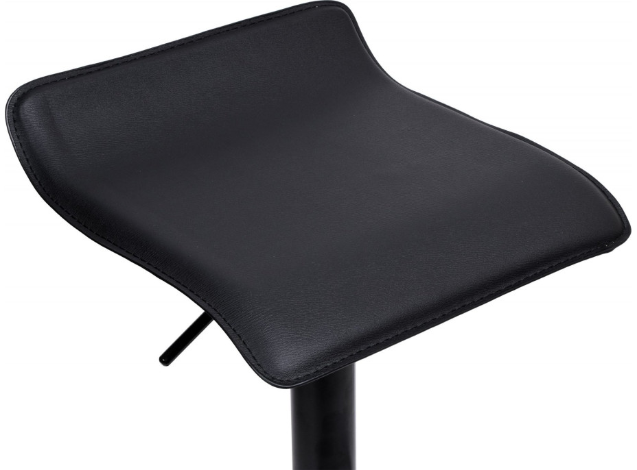 Barová židlička PORTI BLACK - černá