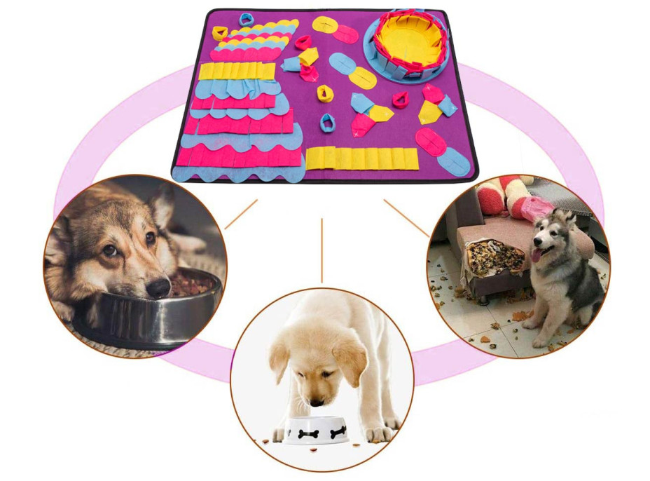 Čmuchací kobereček pro psy i kočky WOOFER