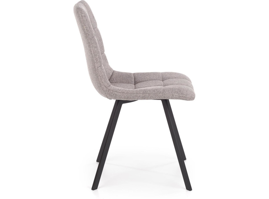 Jídelní židle MARLA - šedá/černá