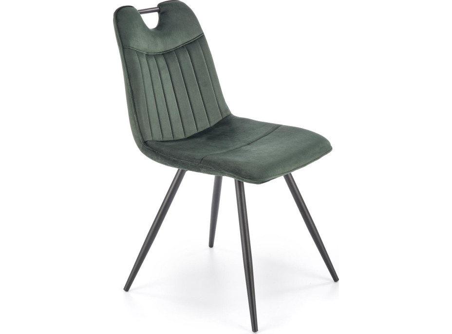 Jídelní židle GLORIE - tmavě zelená
