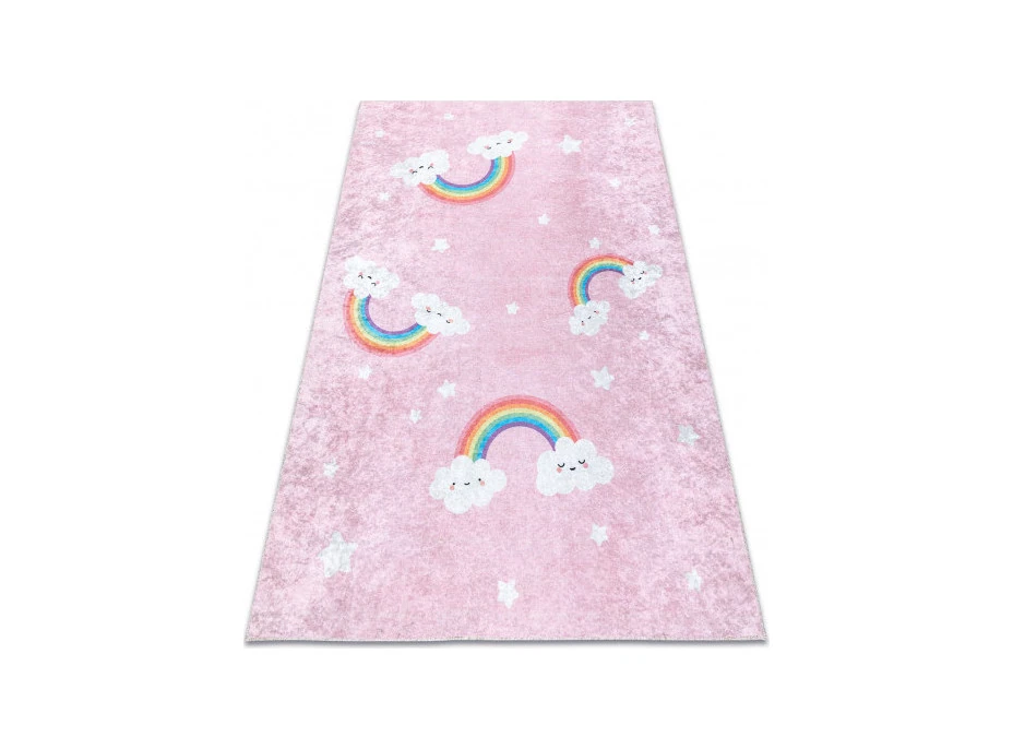 Dětský kusový koberec Junior 52063.802 Rainbow pink