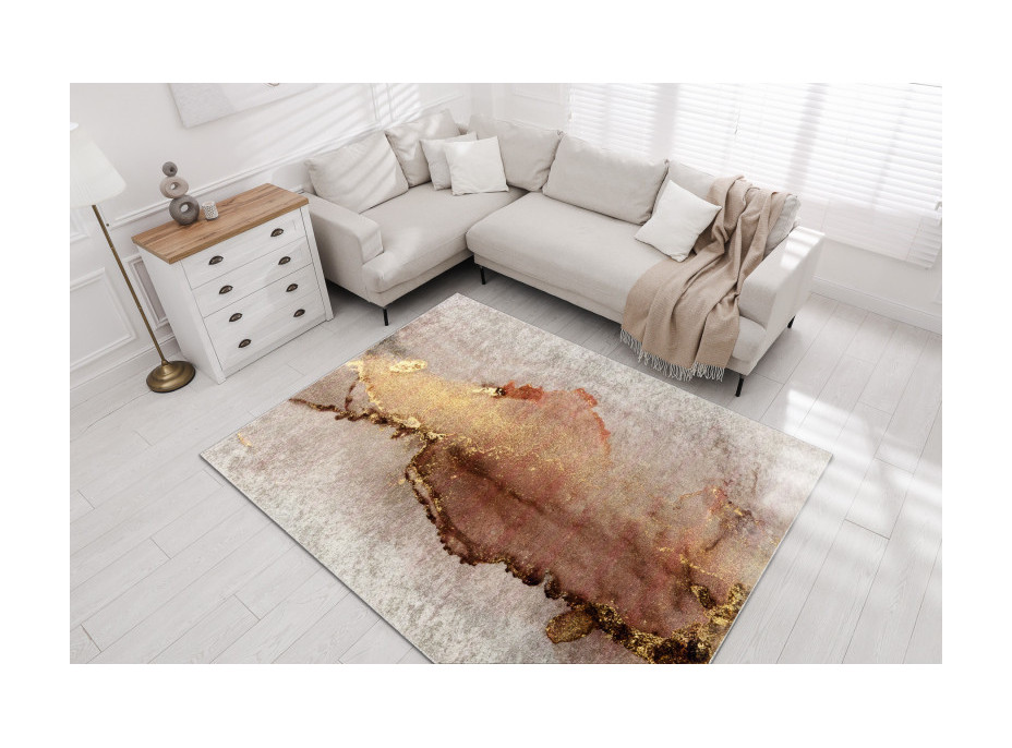 Kusový koberec Miro 512101.801 beige / gold