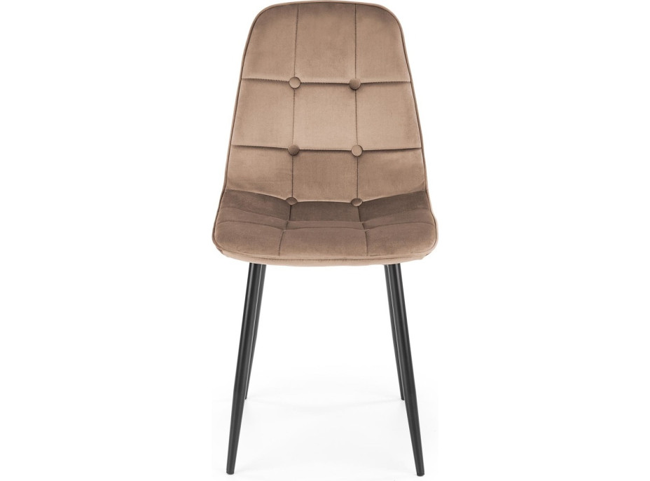 Jídelní židle STEFAN - béžová/černá