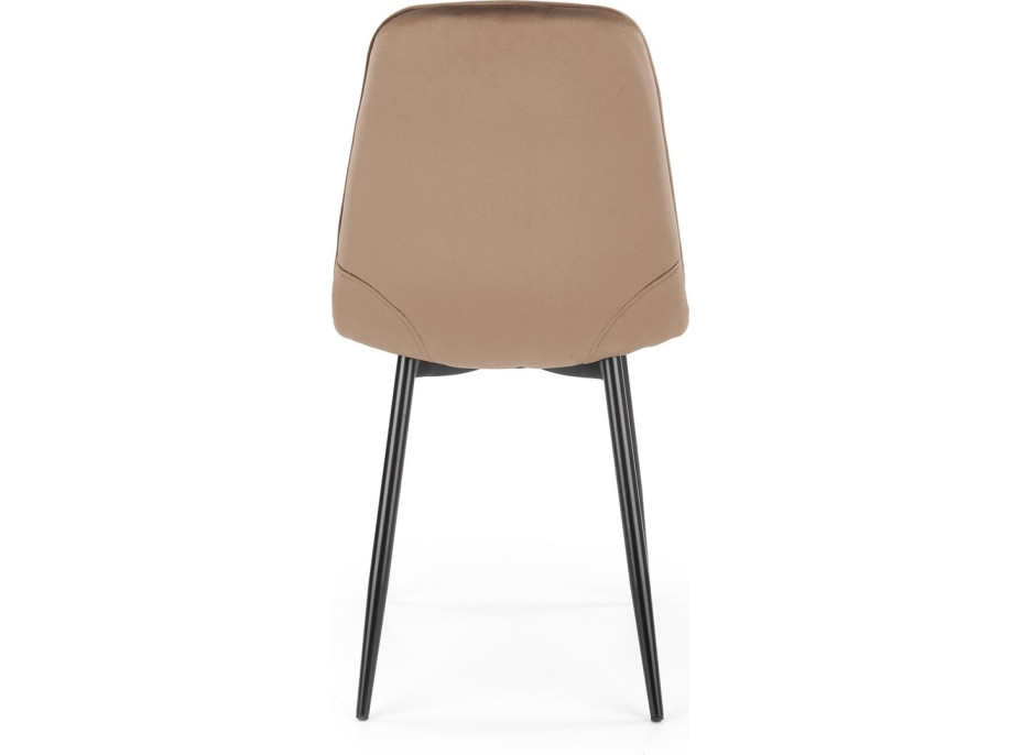 Jídelní židle STEFAN - béžová/černá