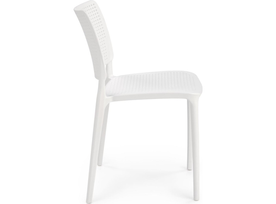 Zahradní plastová židle NORA - bílá