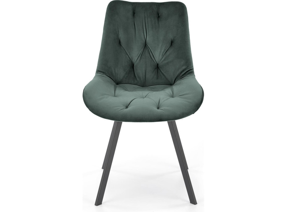 Jídelní otočná židle SOFIE - tmavě zelená