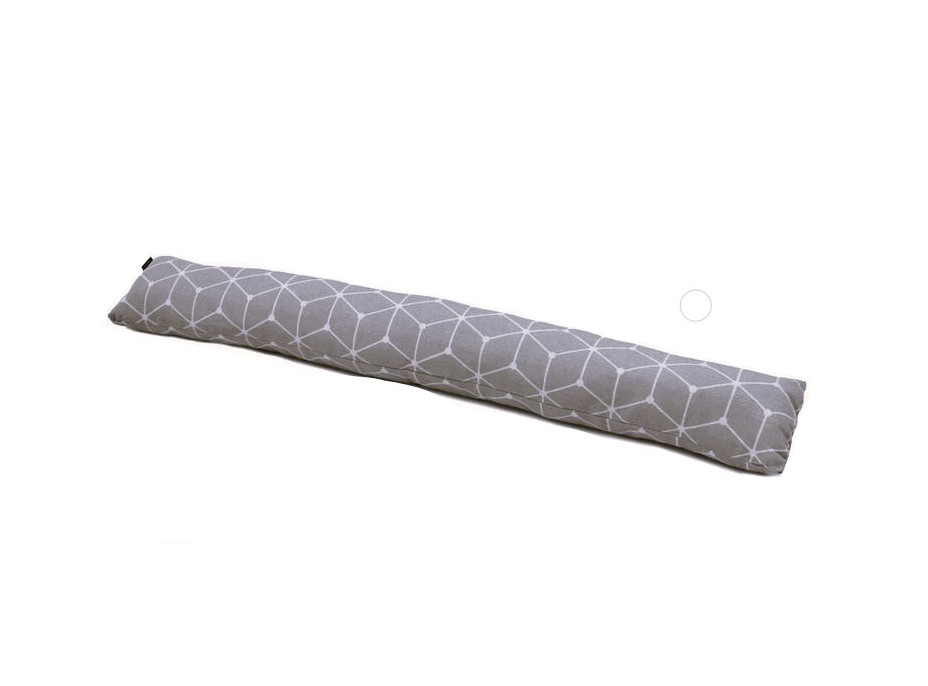 Těsnící válec do dveří a oken CUBES & CO 85x15 cm - šedý