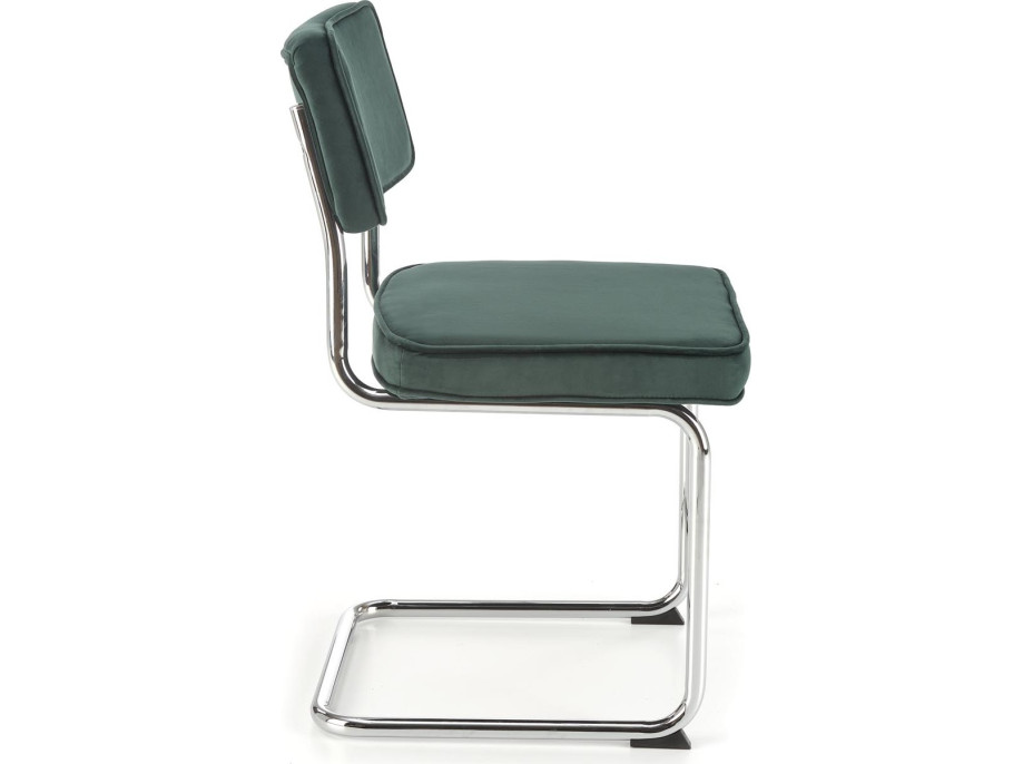 Jídelní židle LEONA - tmavě zelená