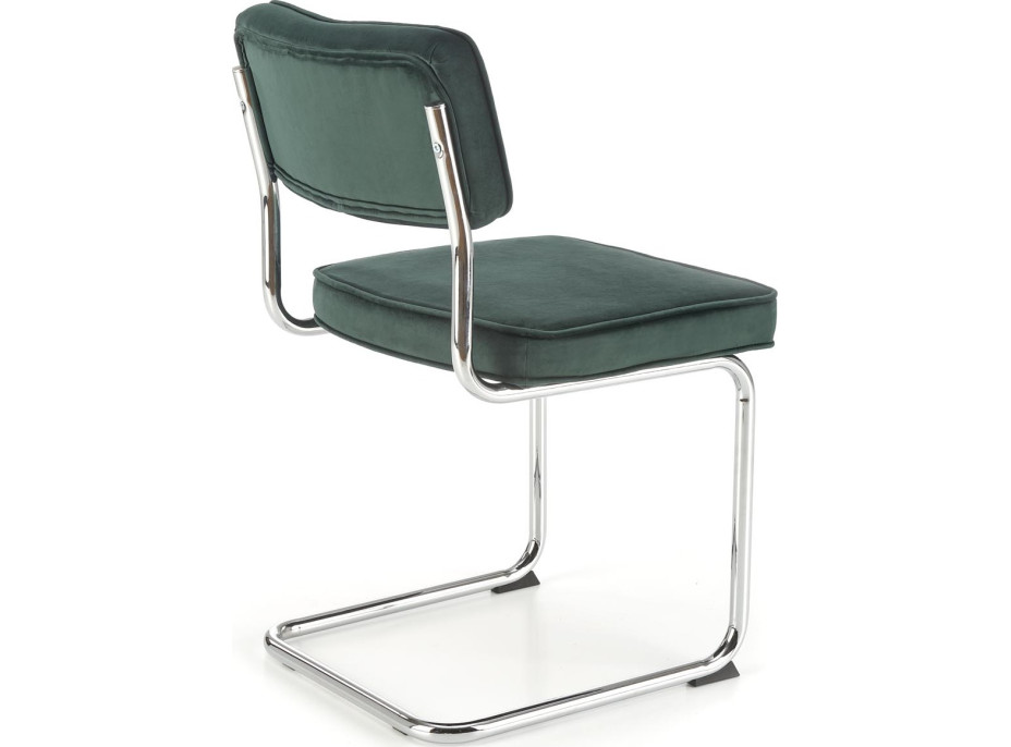 Jídelní židle LEONA - tmavě zelená