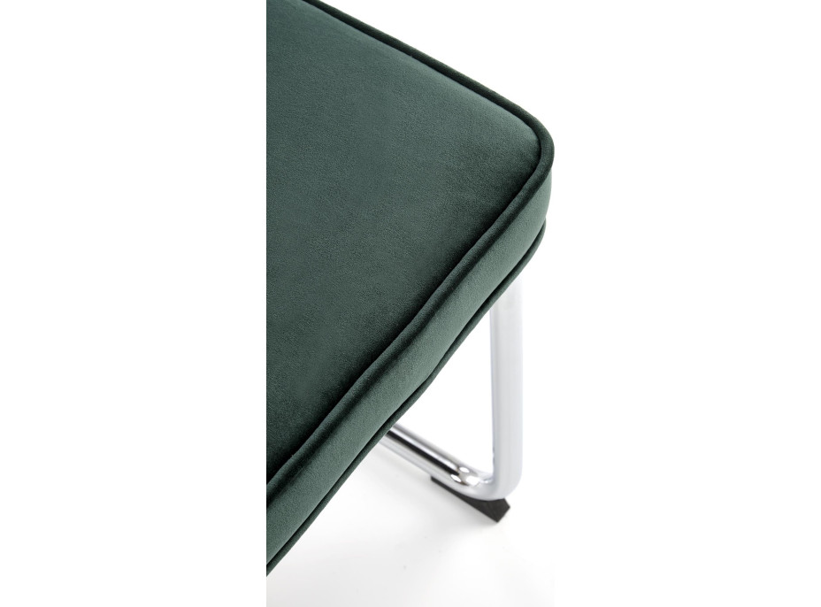 Jídelní židle LEONA - tmavě zelená