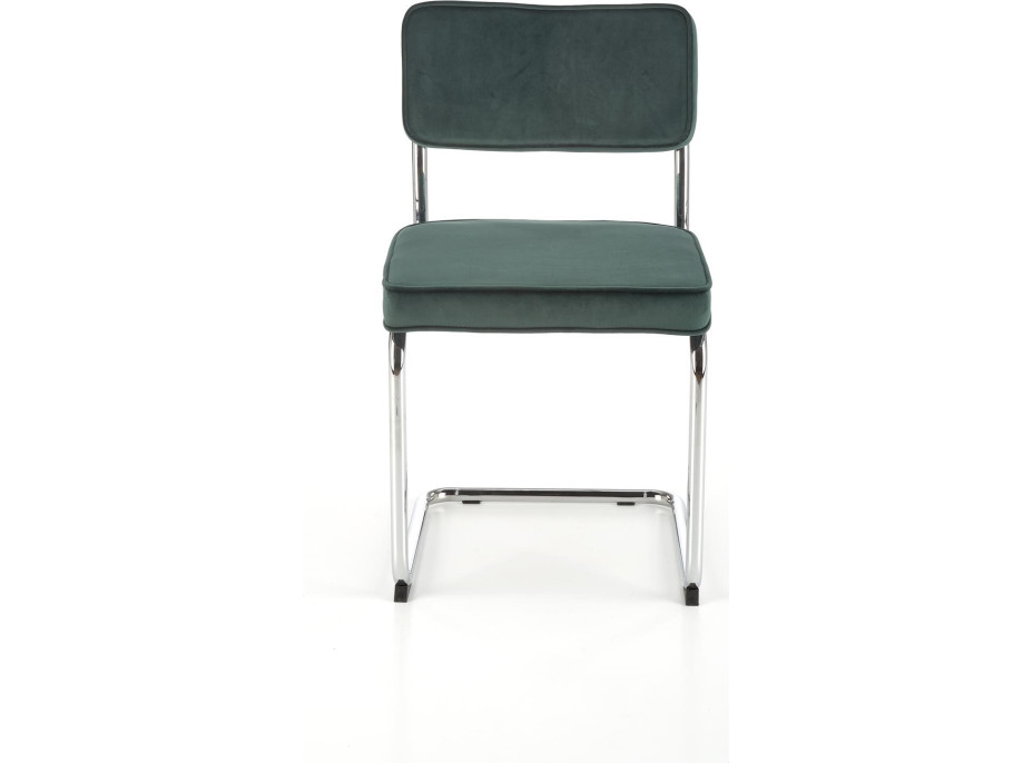 Jídelní židle LEONA - tmavě zelená