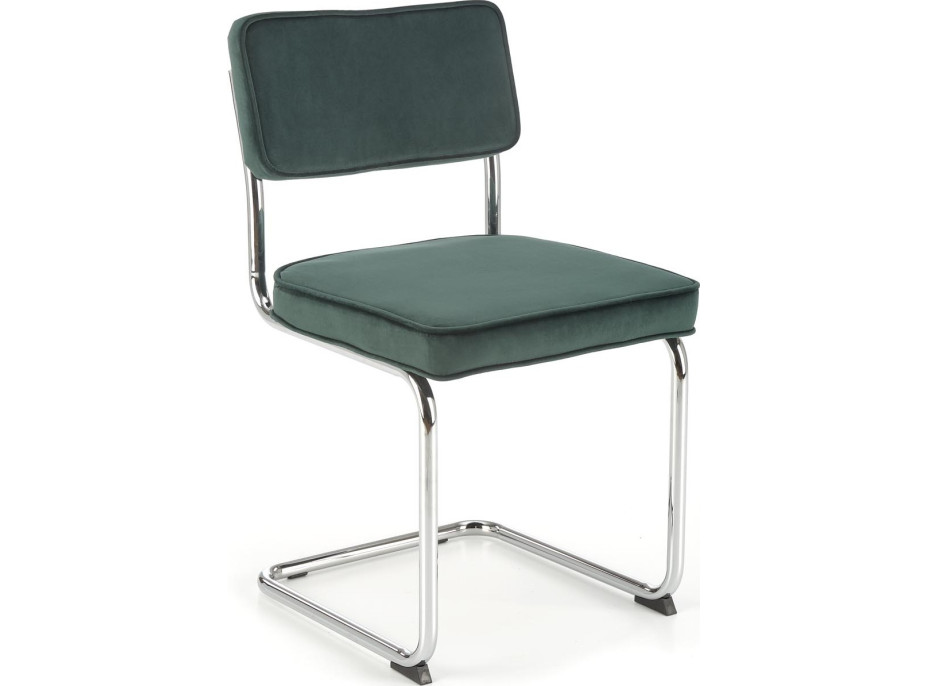 Jídelní židle LEONA - tmavě zelená