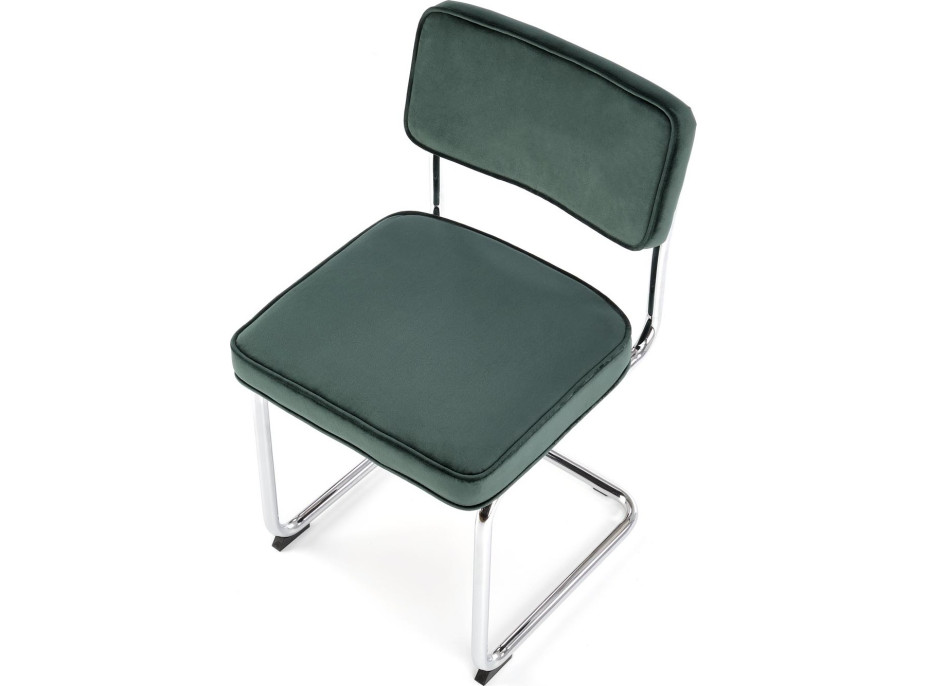 Jídelní židle LEONA - tmavě zelená