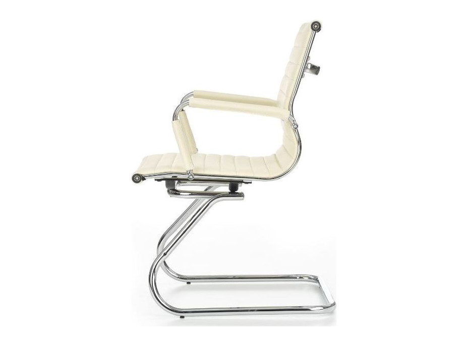 Kancelářská židle PRESTIGE SKID - krémová