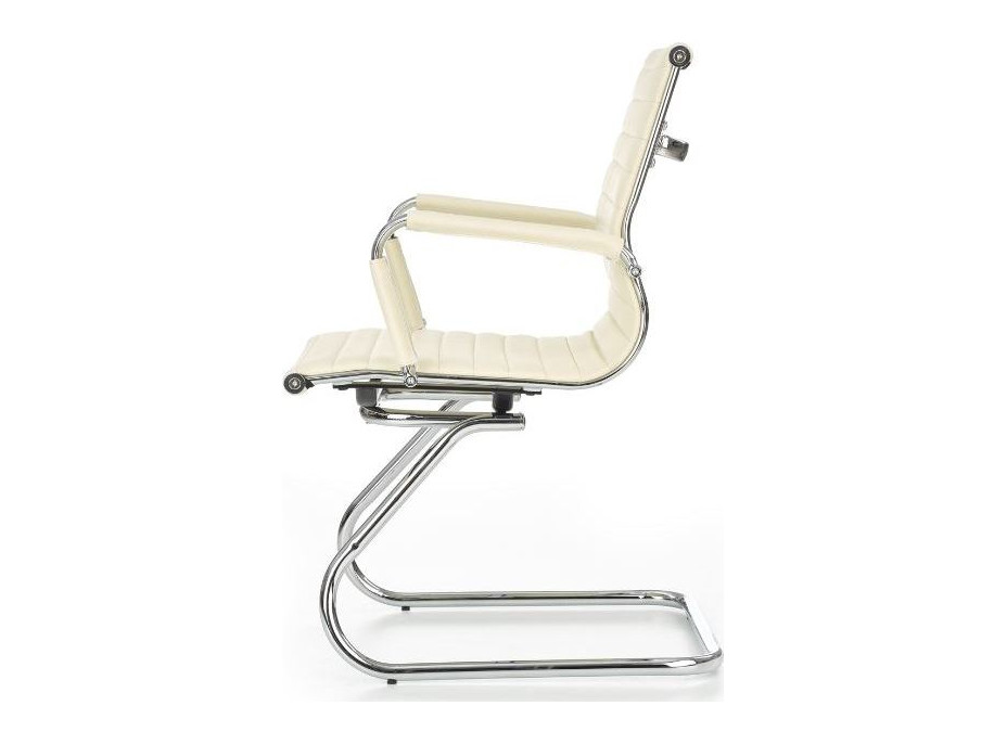 Kancelářská židle PRESTIGE SKID - krémová