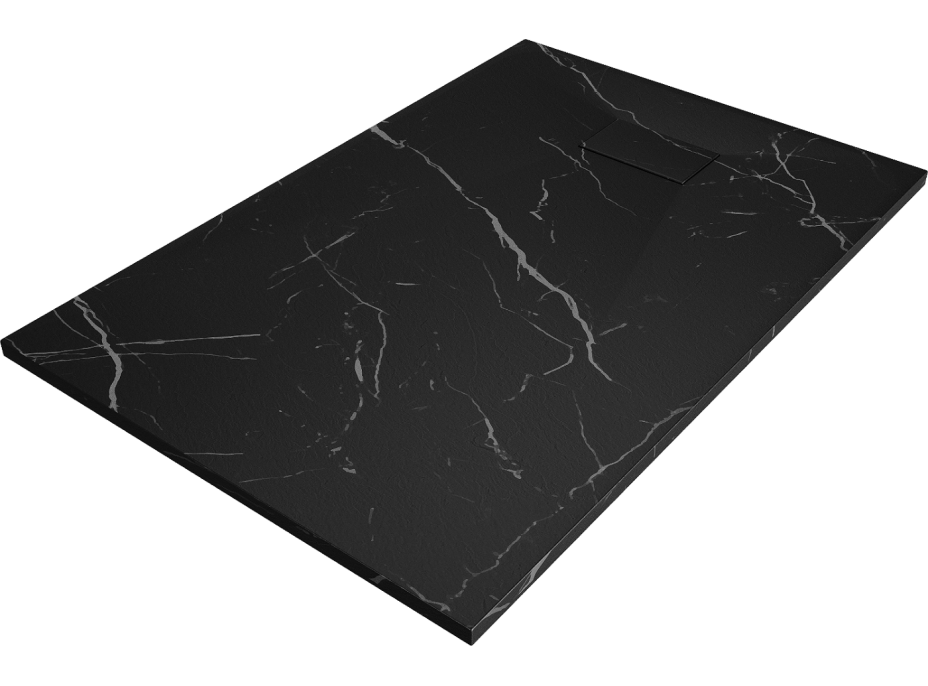 Sprchová SMC vanička MEXEN HUGO 80x120 cm - černý kámen, 42758012
