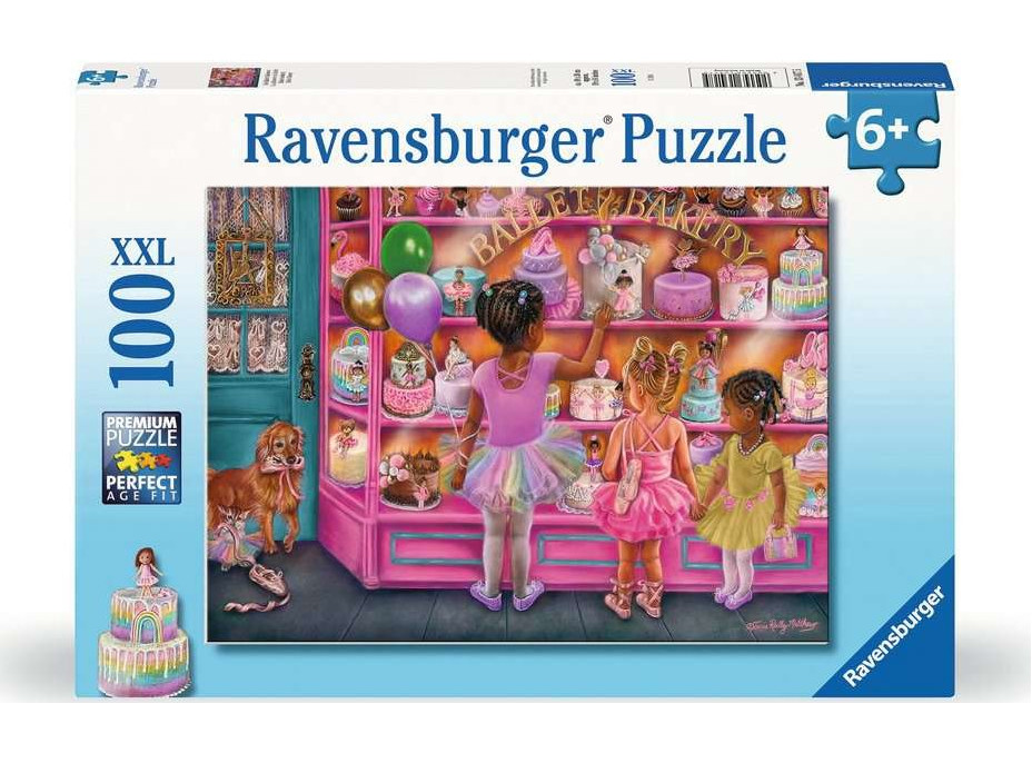 RAVENSBURGER Puzzle Cukrárna pro baletky XXL 100 dílků