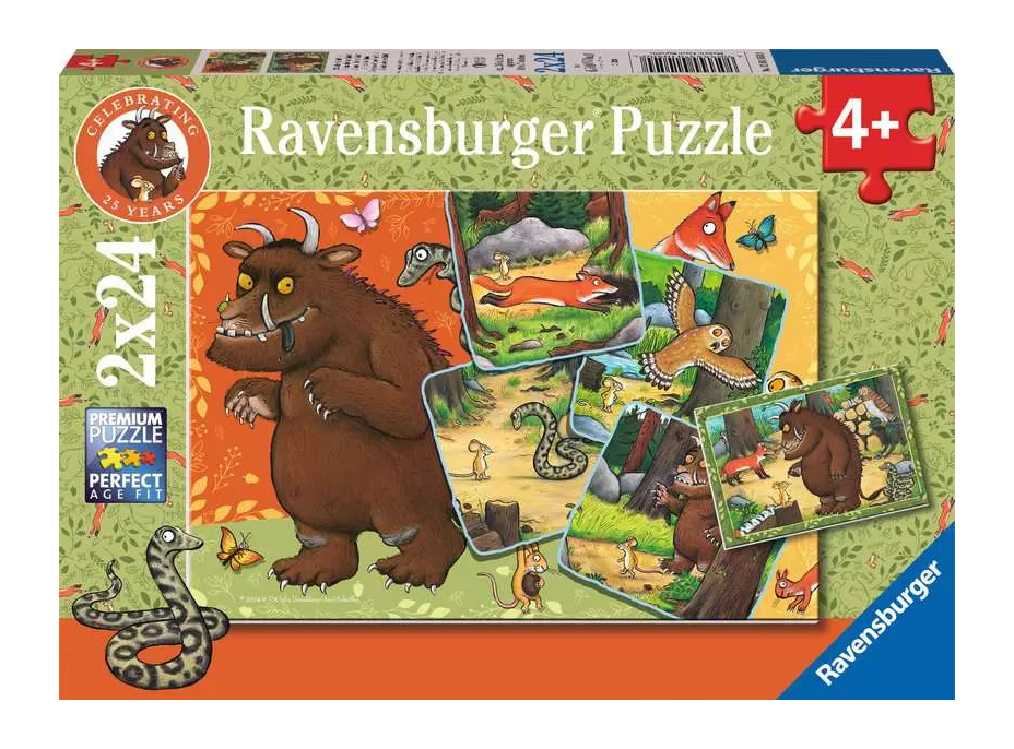 RAVENSBURGER Puzzle Gruffalo 2x24 dílků
