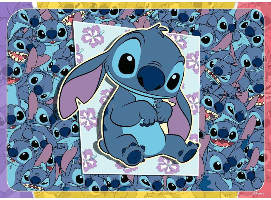 RAVENSBURGER Puzzle Lilo a Stitch 4x100 dílků