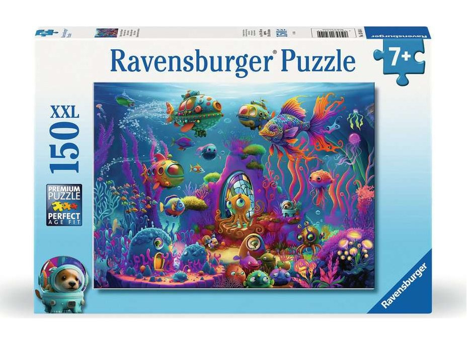 RAVENSBURGER Puzzle Mimozemšťani v oceánu XXL 150 dílků