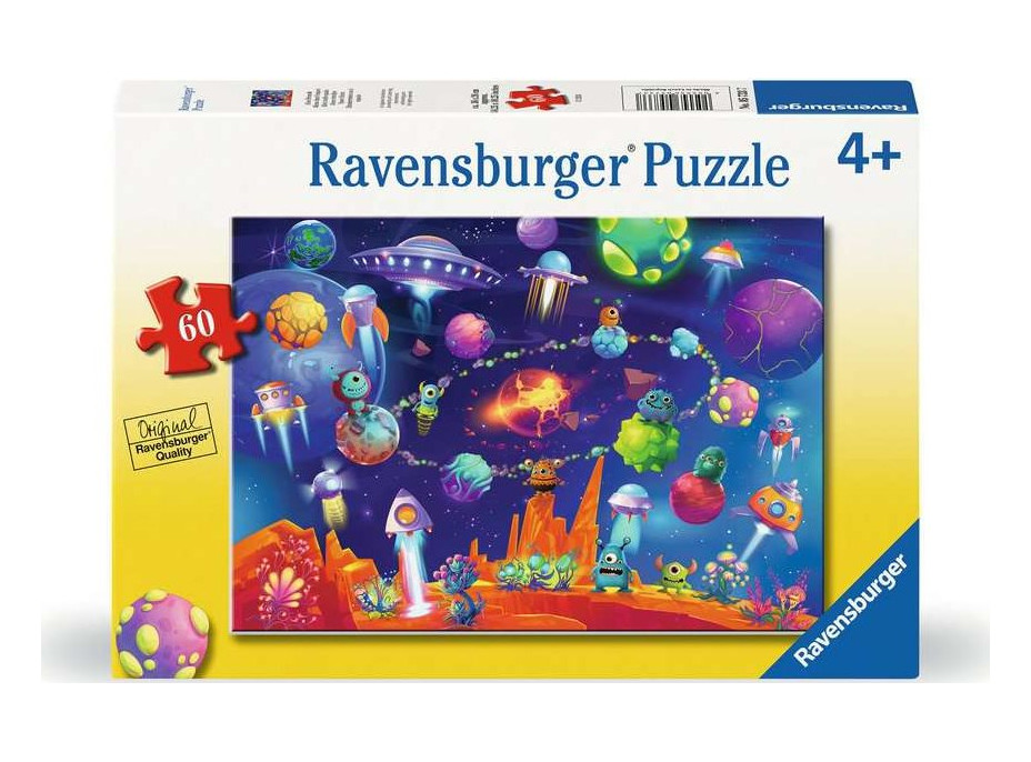 RAVENSBURGER Puzzle Mimozemšťani XL 60 dílků