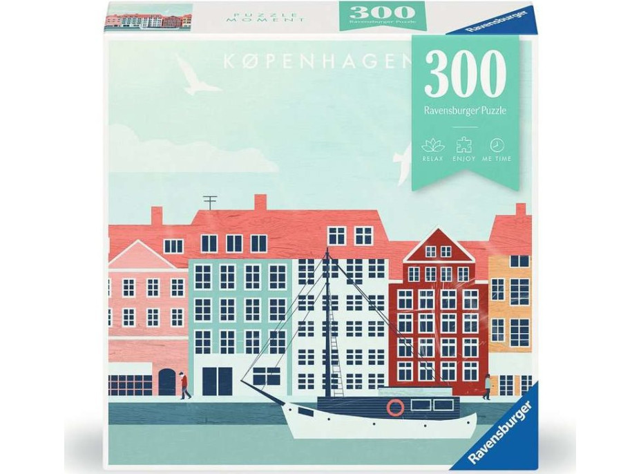 RAVENSBURGER Puzzle Moment: Kodaň 300 dílků