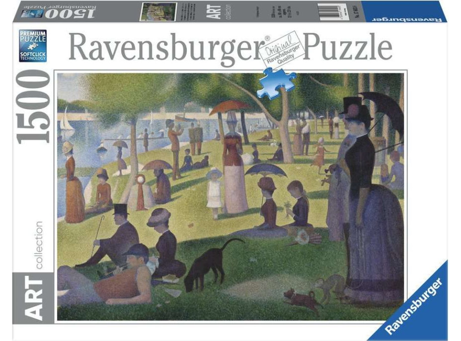 RAVENSBURGER Puzzle Nedělní odpoledne na ostrově La Grande Jatte 1500 dílků