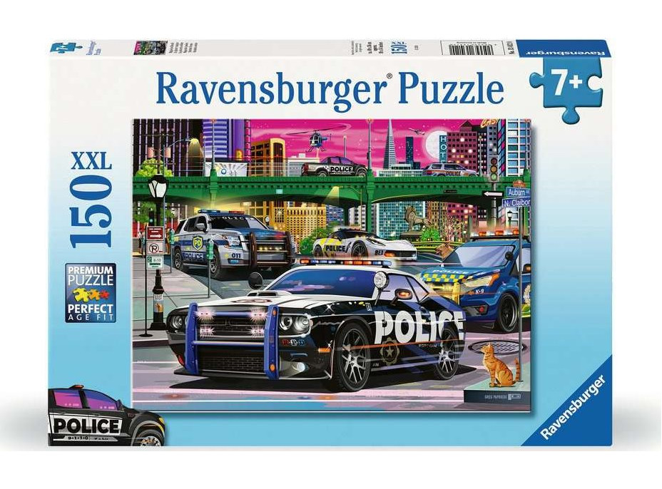 RAVENSBURGER Puzzle Policejní zásah XXL 150 dílků