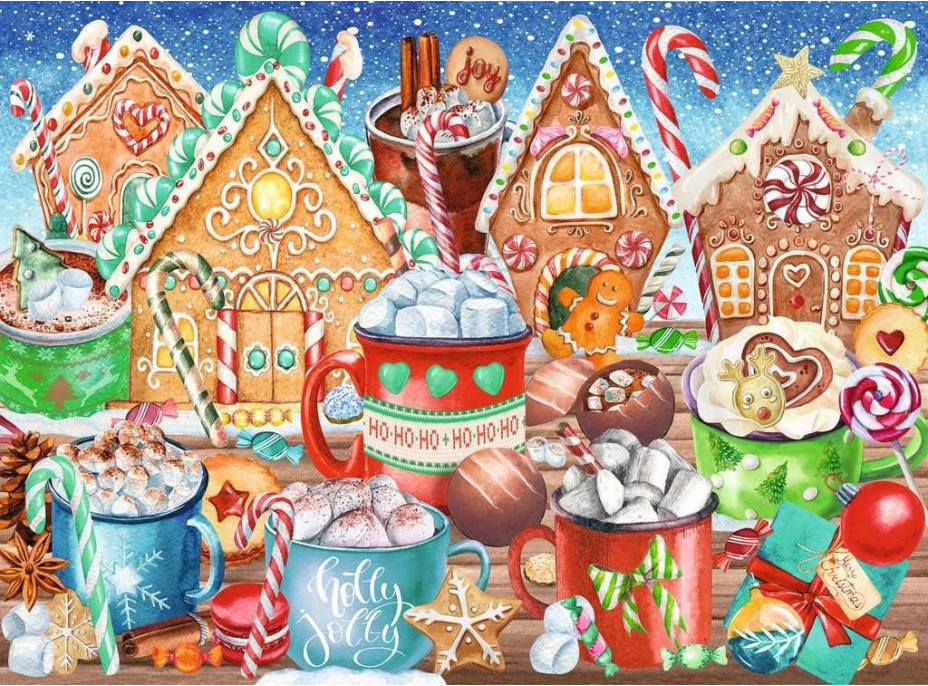 RAVENSBURGER Puzzle Sladké Vánoce XXL 200 dílků