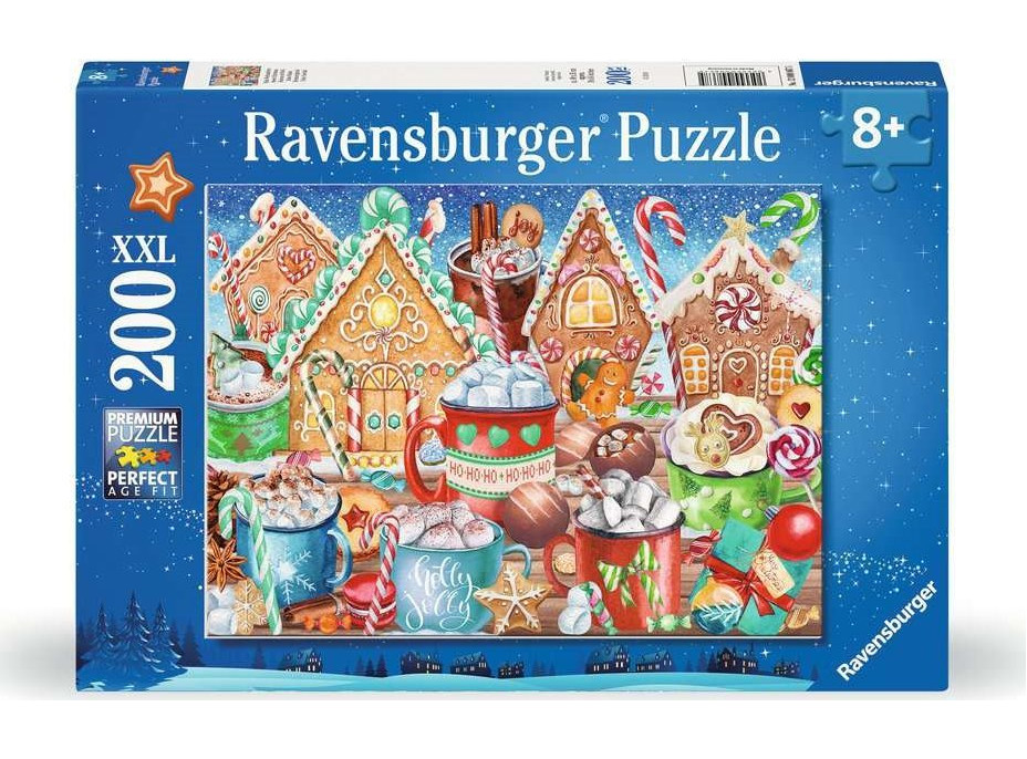 RAVENSBURGER Puzzle Sladké Vánoce XXL 200 dílků