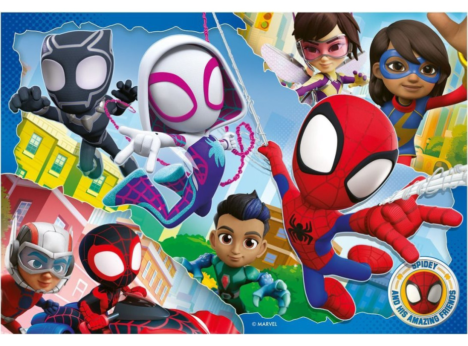 RAVENSBURGER Puzzle Spidey a jeho úžasní přátelé 35 dílků