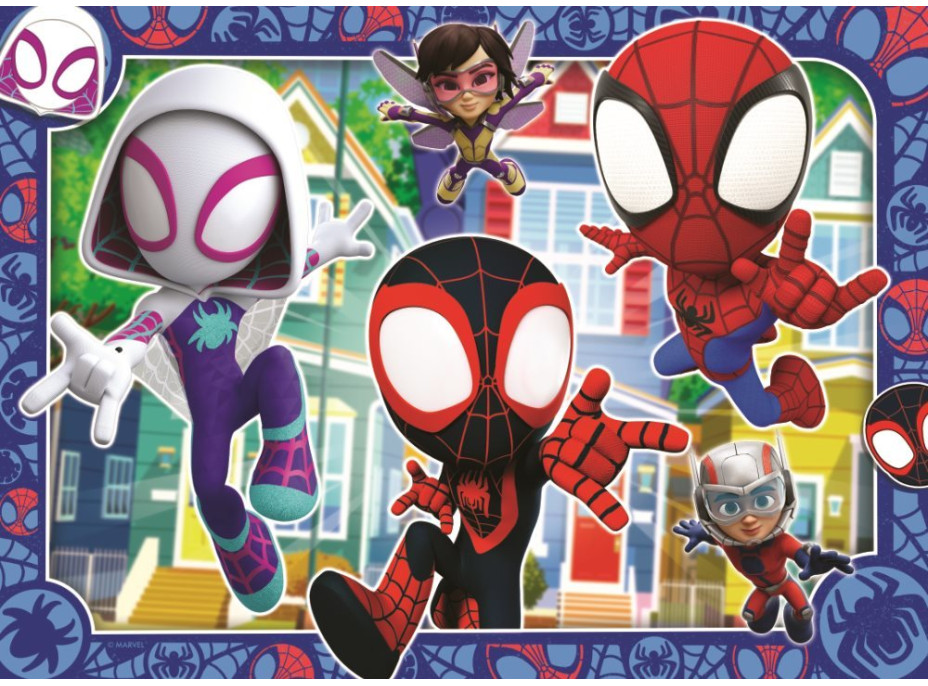 RAVENSBURGER Puzzle Spidey a jeho úžasní přátelé 4x42 dílků