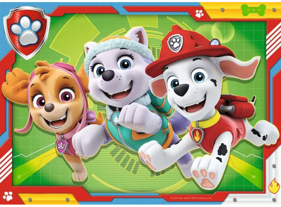 RAVENSBURGER Puzzle Tlapková patrola 4x42 dílků