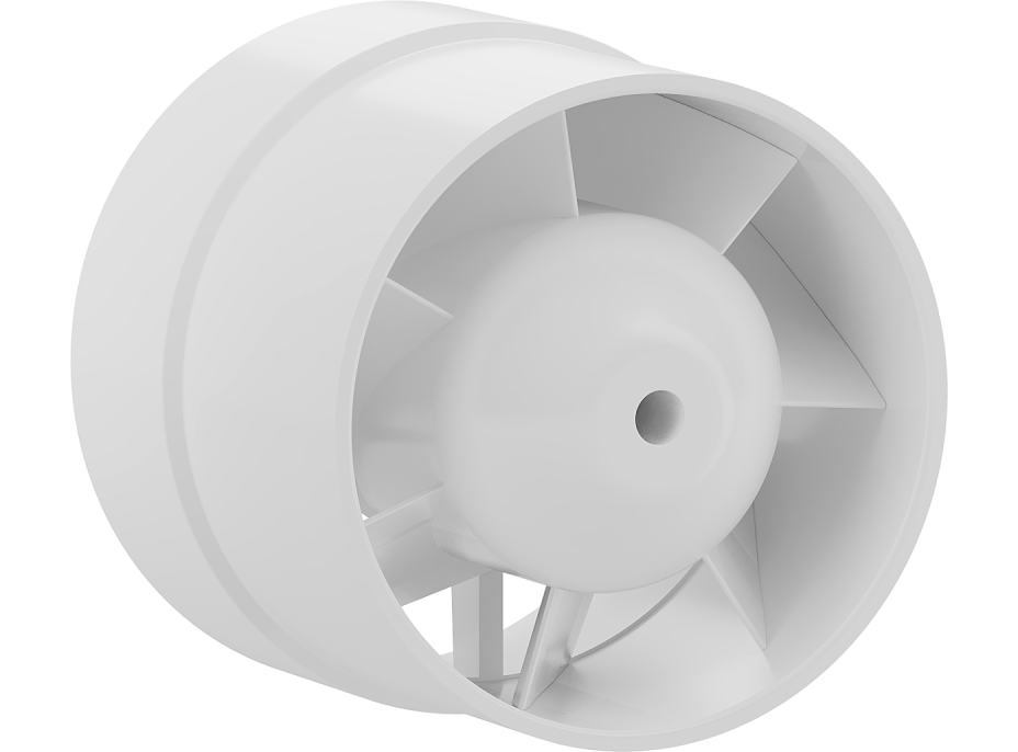 Koupelnový ventilátor MEXEN ZXR 100 se zpětnou klapkou - bílý, W9607-100-00