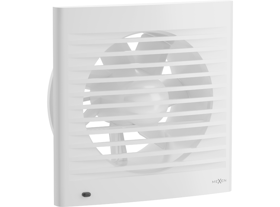 Koupelnový ventilátor MEXEN EXS 150 se zpětnou klapkou - bílý, W9604-150-00